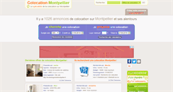 Desktop Screenshot of colocation-montpellier.net